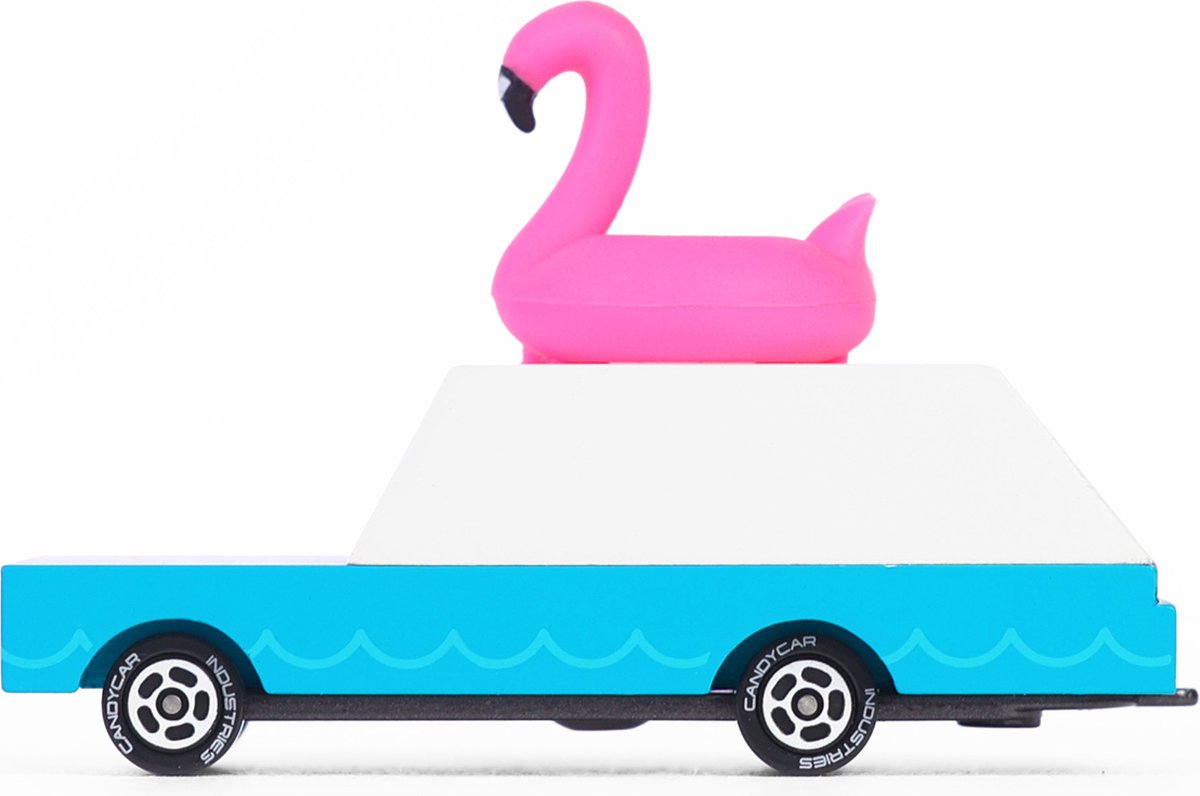 Candylab Toys Speelgoedauto | Flamingo Wagon
